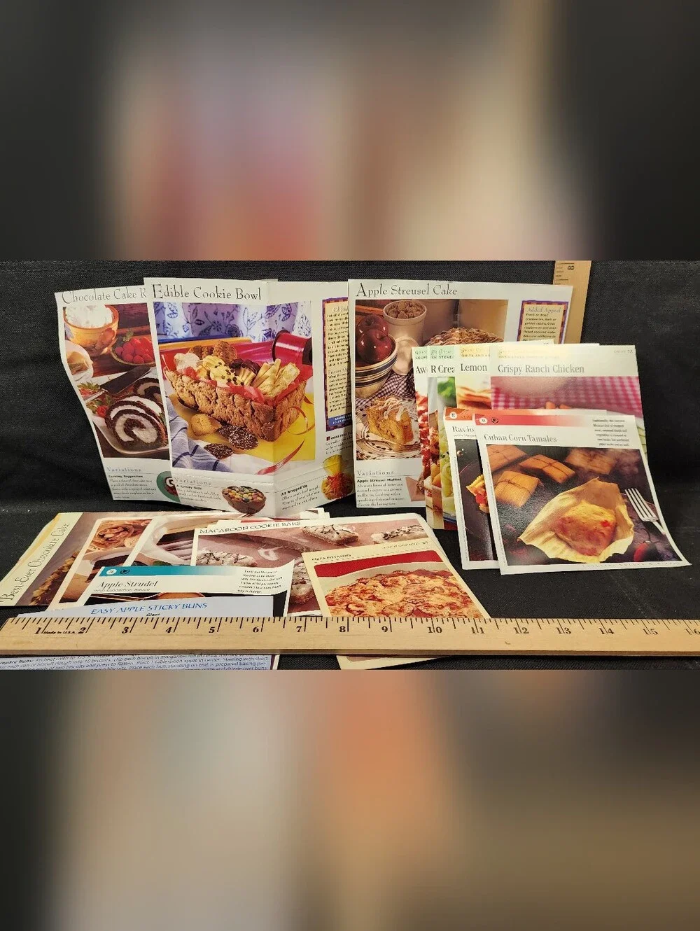 Vintage Mix Lot of 20 Recipe Cards Grandma Favorites Used Great Shape
